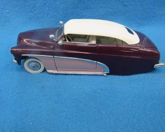 Lot 229. Danbury Mint 1950 Mercury Custom.  1:18 scale die-cast car