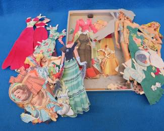 Lot 366. Vintage paper dolls