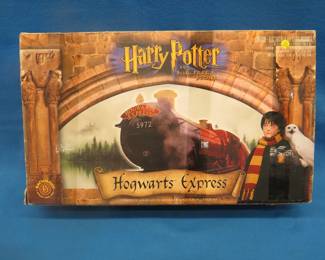 Lot 99. Harry Potter Hogwarts Express electric train set.  Appears to be new in the box.