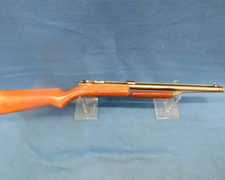 Lot 182. Benjamin Franklin pump BB Gun. Does not hold air. For repair or parts only