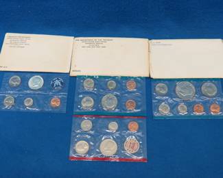 Lot 117. 1965 and 1972 US Mint Uncirculated Coin Sets