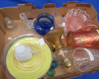 Lot 301. Carnival glass and more