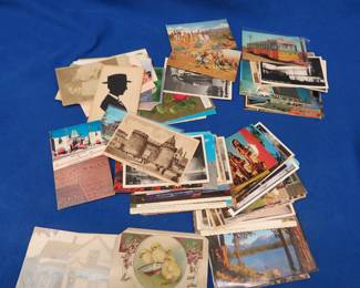 Lot 71. Vintage used and unused postcards