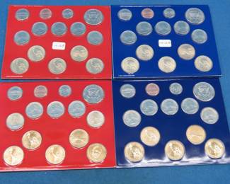 Lot 294. 2010 and 2011 P and D US Mint Uncirculated Coin Sets