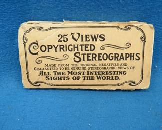 Lot 337. Stereographs.  Many are military related.