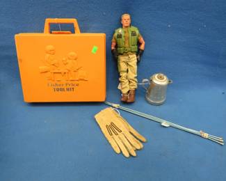 Lot 415. Fisher-Price tool kit, GI Joe, and more
