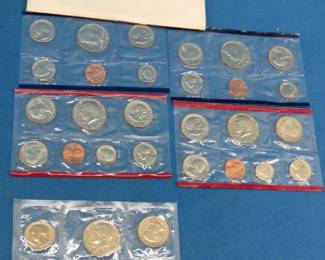 Lot 269. Uncirculated US Mint Coin Sets as follows: 1980 P and two 1981 P and D.