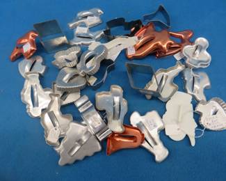 Lot 36. Cookie cutters both old and new