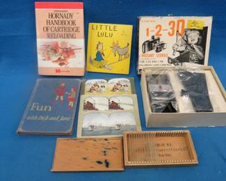 Lot 181. Dick and Jane book, stereoscope cards and more