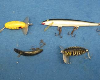 Lot 276. Four vintage baits as described below: