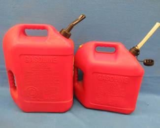 Lot 94. Two Blitz fuel containers.  A 6-gallon and a 5-gallon.