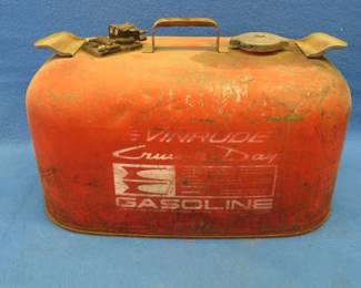 Lot 386. 6-gallon Evinrude outboard motor tank