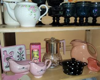 Vintage pink kitchenware 