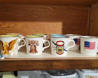 Patriotic mugs