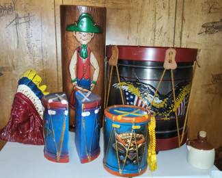 Ceramic drums, Indian 
