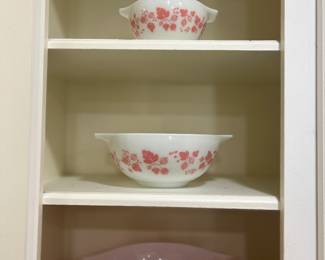 Vintage Pyrex Bowl Set - 3 Gooseberry Cinderella Mixing Bowl Set