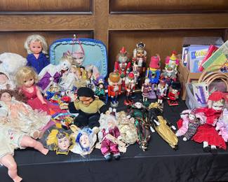 Large doll collection 