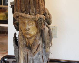 NATIVE WOOD SCULPTURE