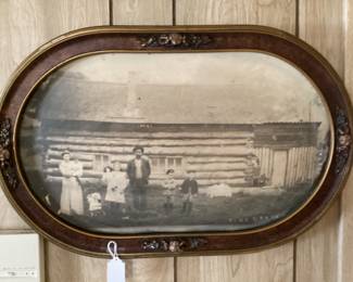 Antique oval  picture frame 