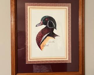 Tom Wood duck print