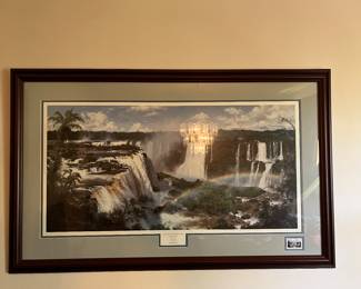 Fountains of the Rainforest by Larry Dyke 46X29