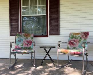 Metal rocking chairs