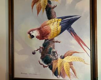 Andre Lange painting on canvas 22x26