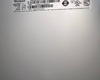 Refrigerator model info