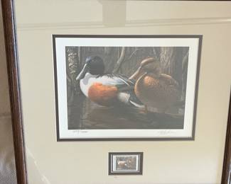 AR Game & Fish print with stamp