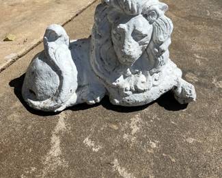 Concrete lion