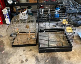 Metal bird cages