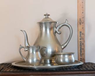 Woodbury Pewter Tea Set