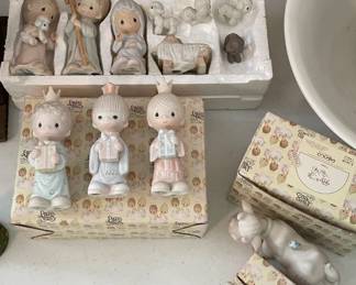 Precious Moments nativity.