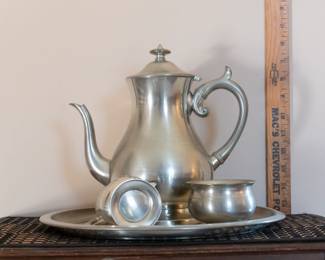 Woodbury Pewter Tea Set