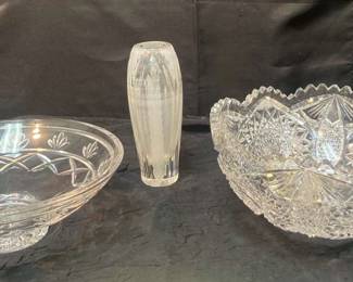 CT056Crystal Bowls  Vase