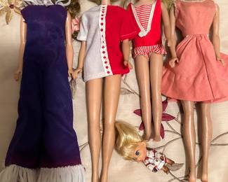 Vintage Barbie dolls
