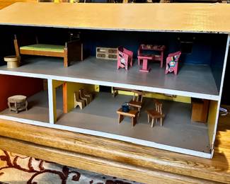 Large Doll House w/furniture Sold together