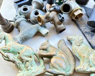 Iron Garden Faucet pieces