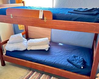 Bunk Bed w/sheets upstairs 