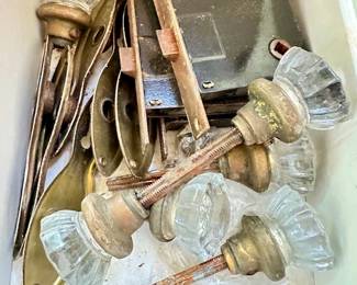 Antique Door Knobs sold together as shown