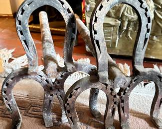 FP Andirons Horseshoe 
