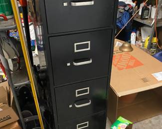 4 Drawer File Cabinet $ 40.00 - some rust at the base.