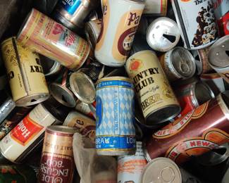 Many beer cans