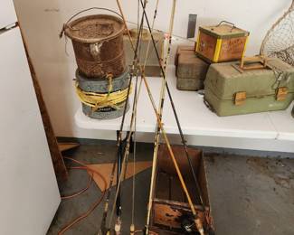 Vintage fishing items