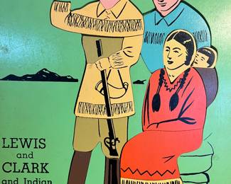 Plaskool Wooden Puzzle. Vintage. Lewis and Clark