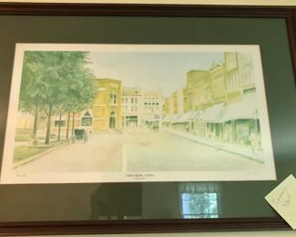 Union Square Hickory print signed by Tom Stein