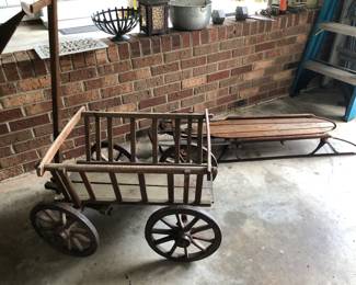 Early Wagon & Sled