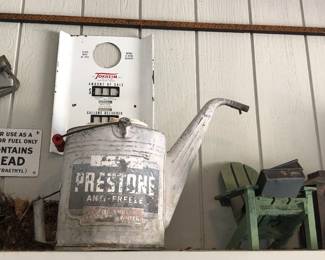 Vintage Service Station Water Can