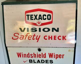 Texaco Windshield Wiper Cabinet (Very Good Condition)