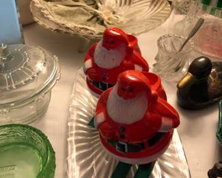 Vintage Santa Candy Containers 